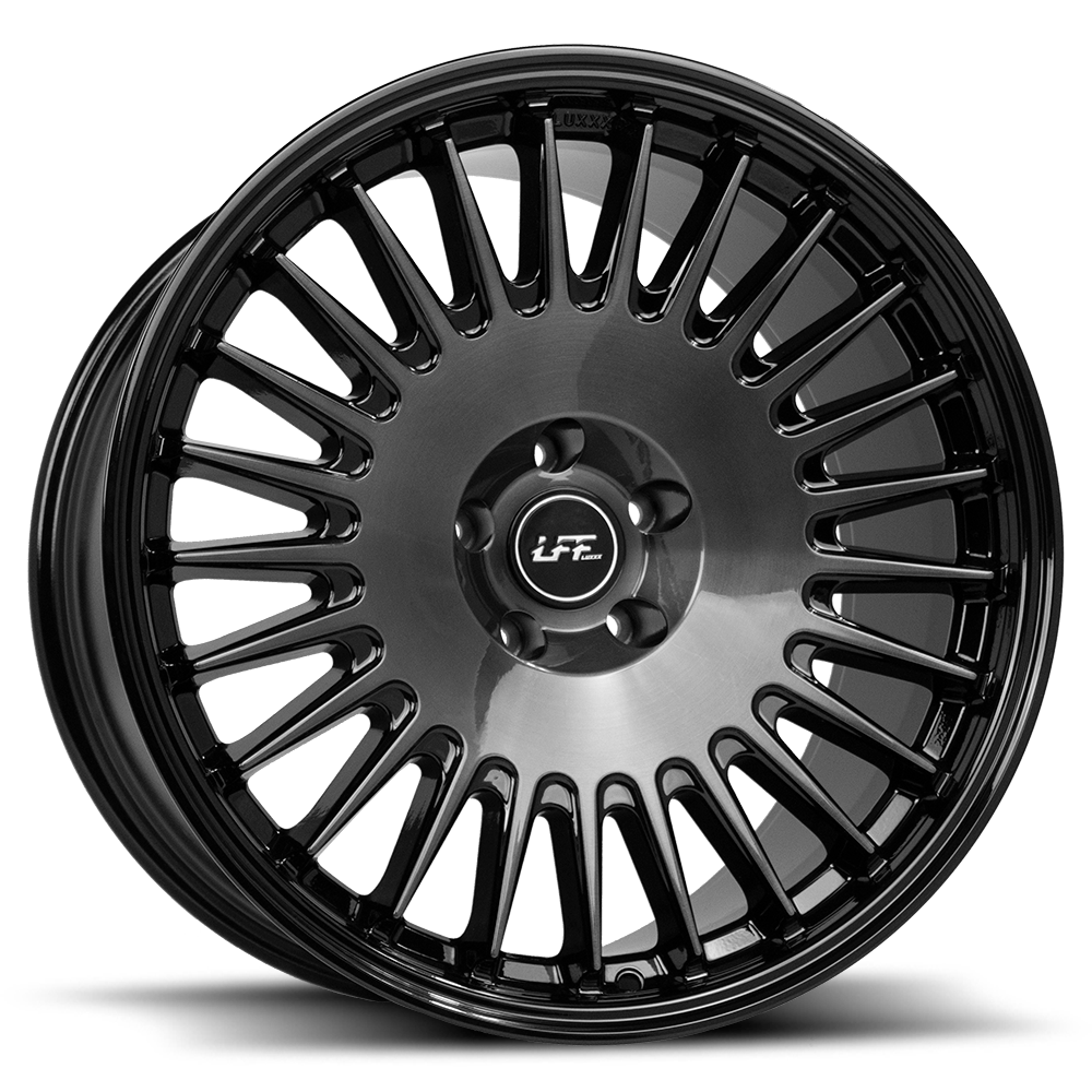 LUX LFF-03 HARTO 20X11 5X112 +30 66.6 Brushed F Titanium Black LSCP2