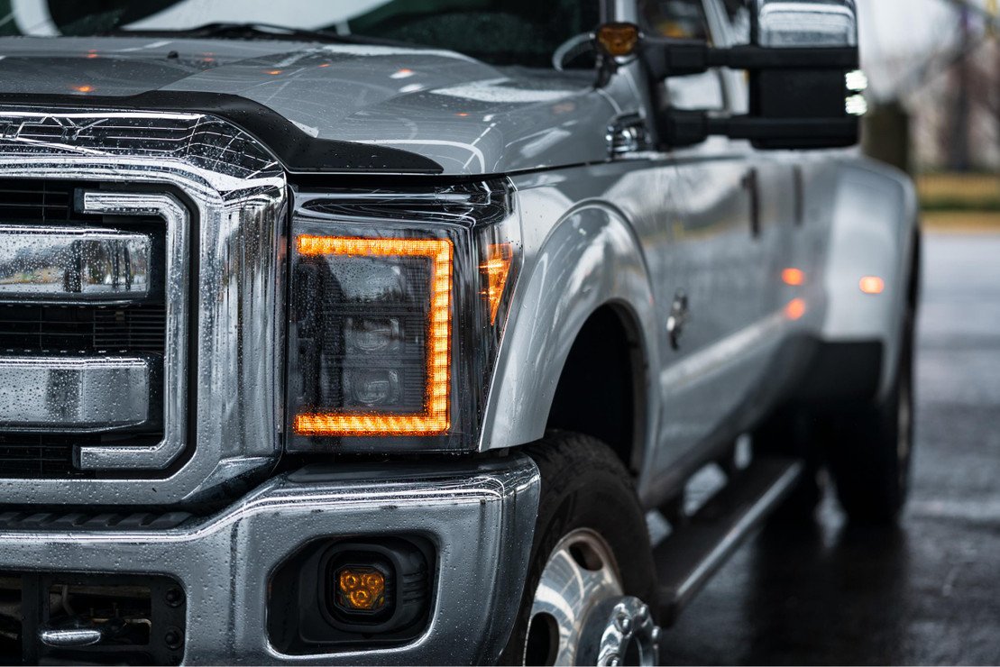 Morimoto XB LED HEADLIGHTS FORD SUPER DUTY (11-16) (AMBER DRL) - Image 2