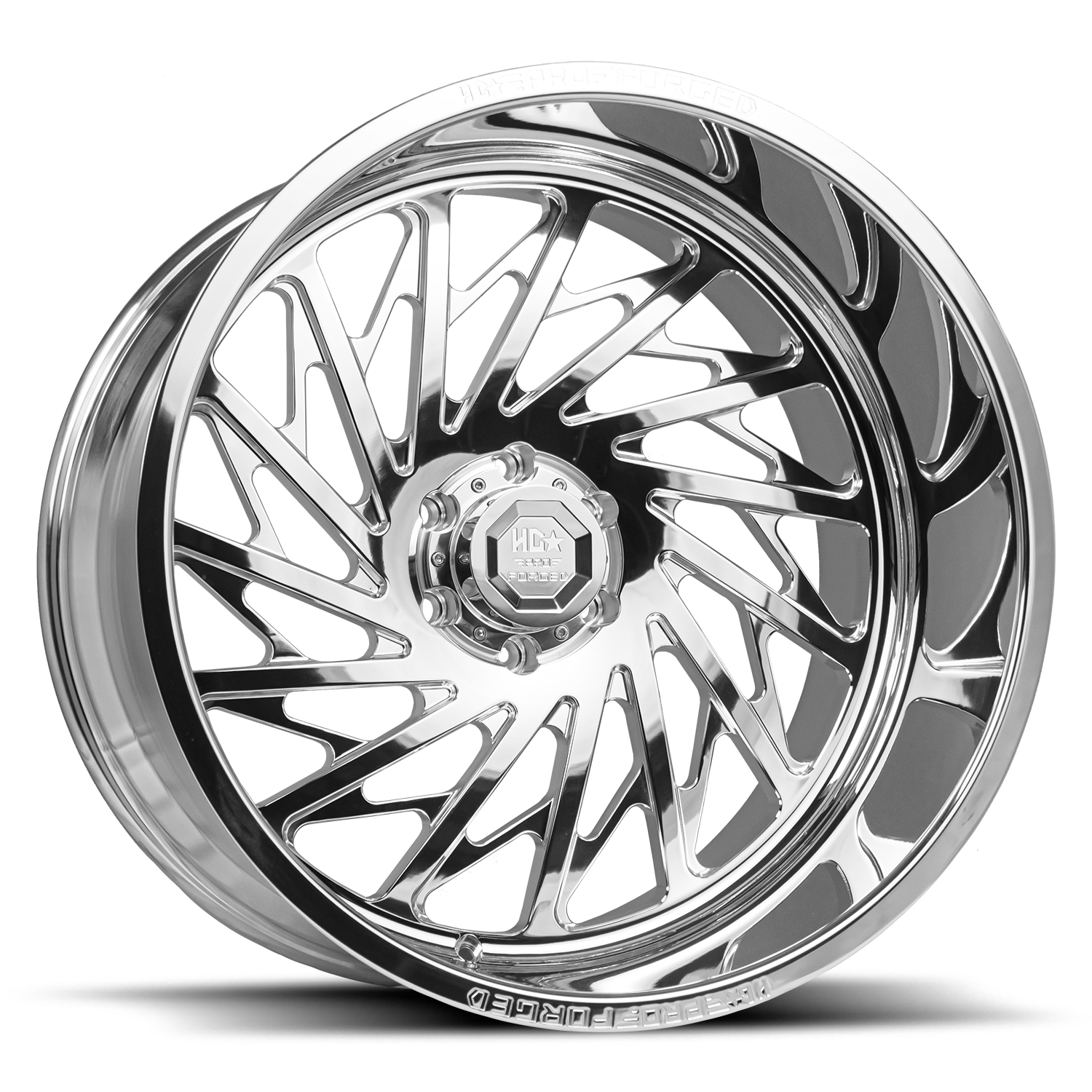 HDPRO-08 FORGED HAWKER 22X12 6X139.7 -44 106.1 High Polished (Right)