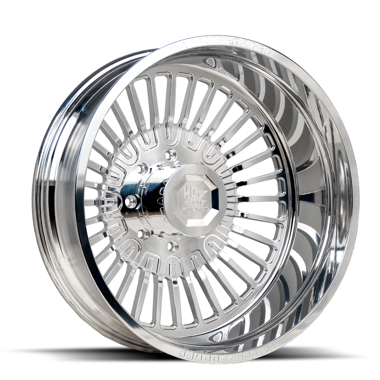 FORGED DUALLY HD06 WARHOG 24X8.25 8X210 -168 154.3 Polished (Rear)