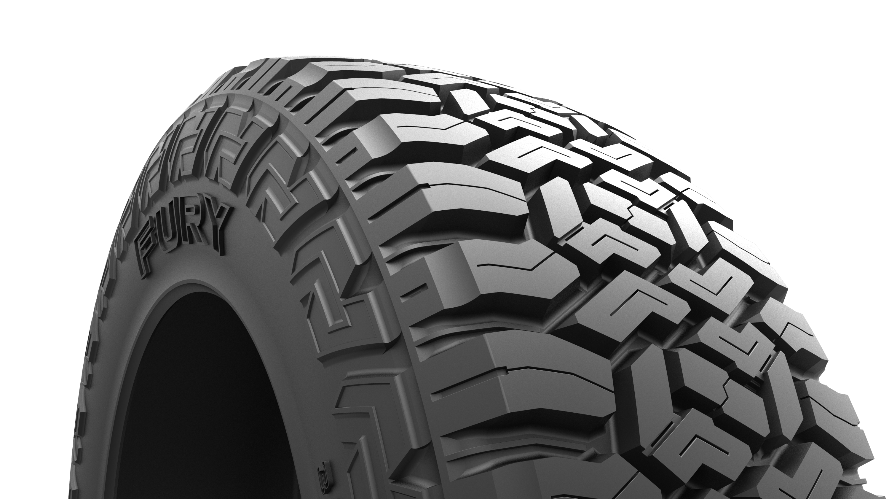 33X12.50R18LT 118Q 10PLY Fury Country Hunter R/T - Image 2