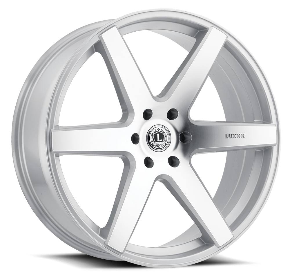 LUX20 26X10 6X139.7 +30 78.1 Silver Machined Face