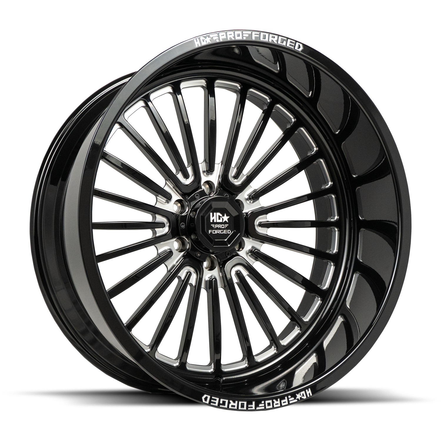 HDPRO-06 FORGED WARHOG 24X14 6X139.7 -76 106.1 Gloss Black Milled