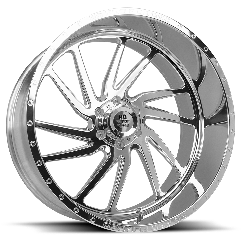 HDPRO-01 FORGED HORNET 24X12 6X139.7 -44 106.1 High Polished (Left)