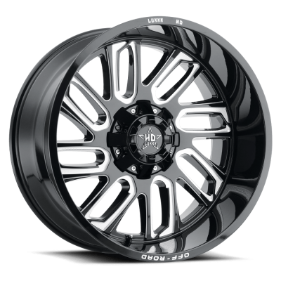 Luxxx Off-Road LHD18 22X12 Gloss Black Milled