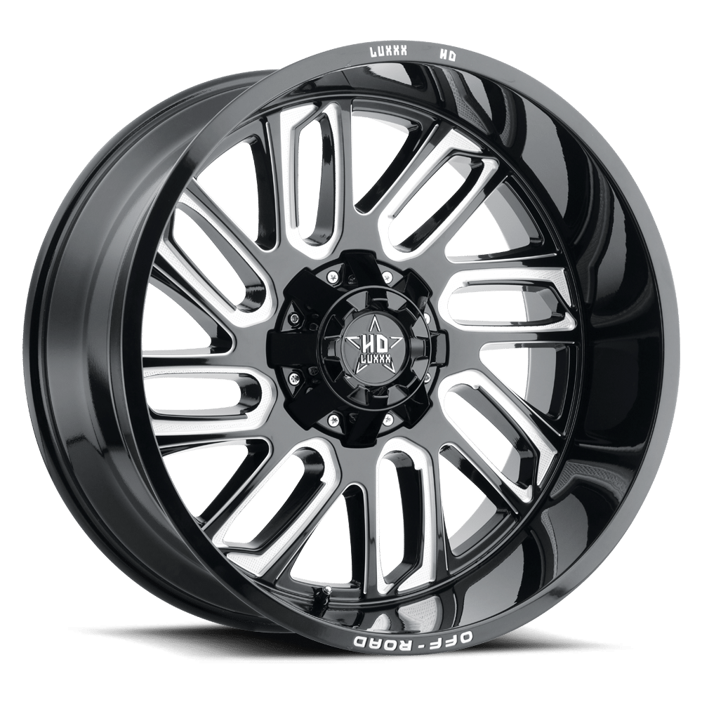 Luxxx Off-Road LHD18 22X12 Gloss Black Milled