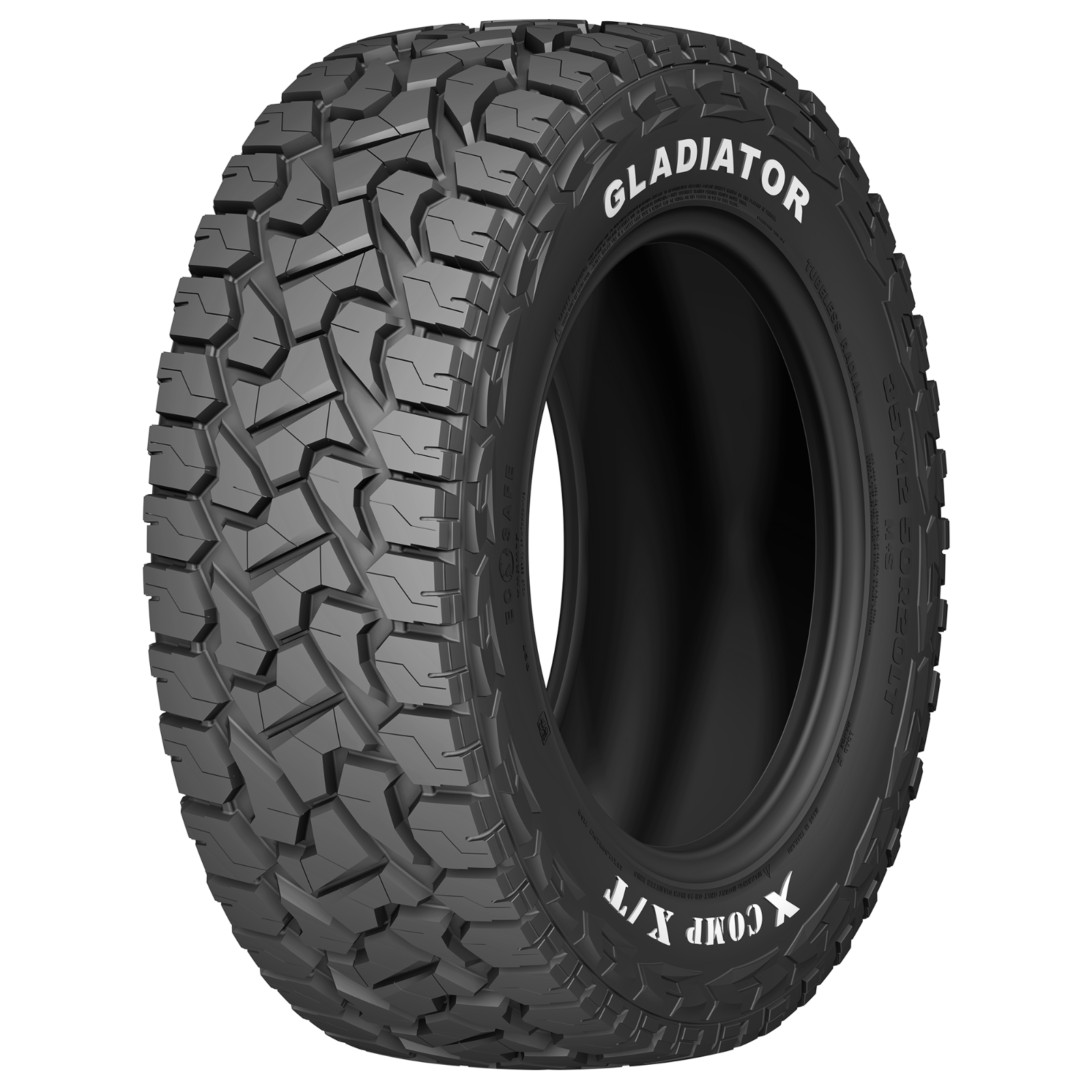 35X12.50R20 Gladiator X-COMP X/T 125Q 12PLY