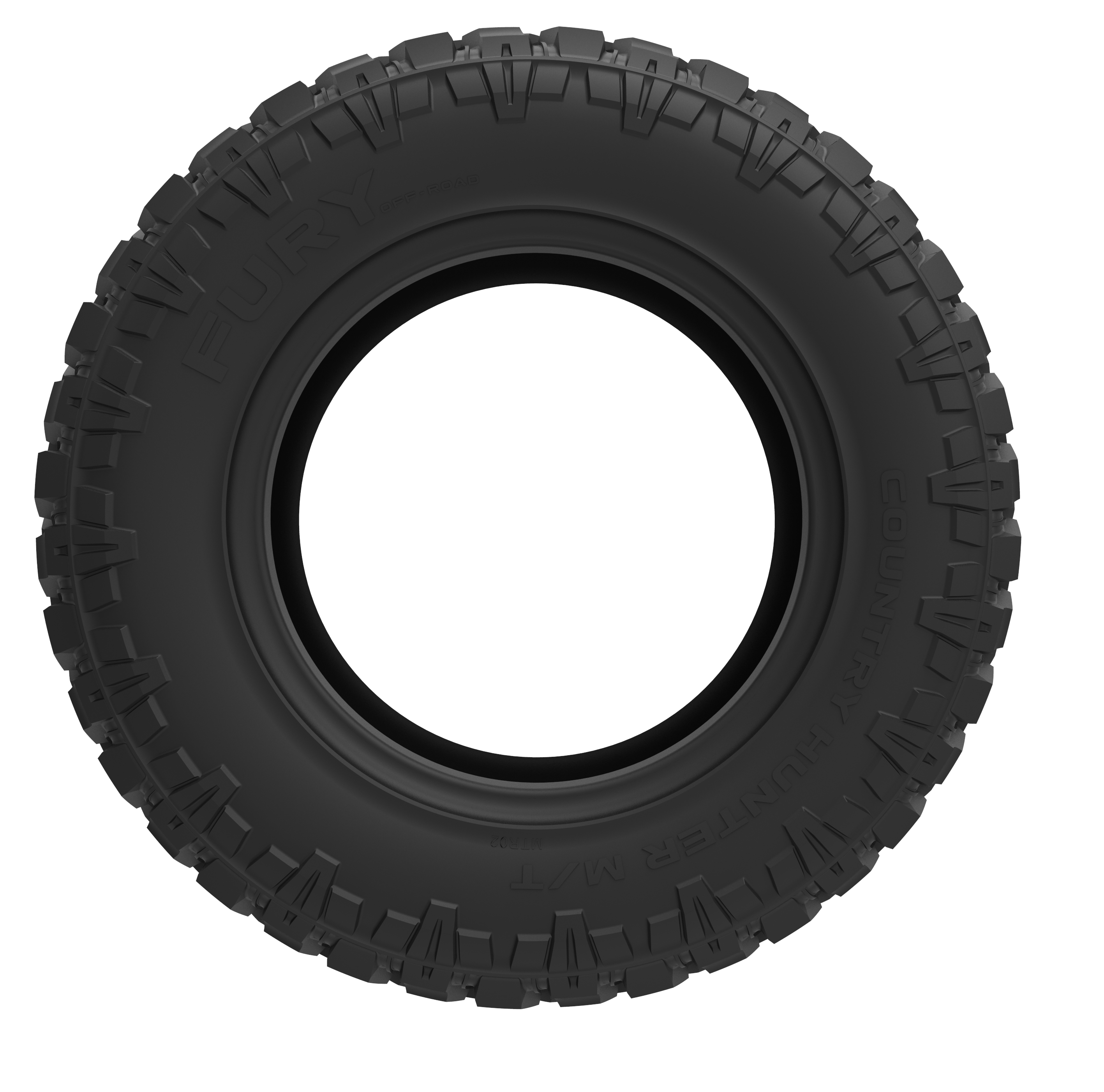 35X12.50R20 Fury Country Hunter M/T II 121Q 10PLY - Image 4