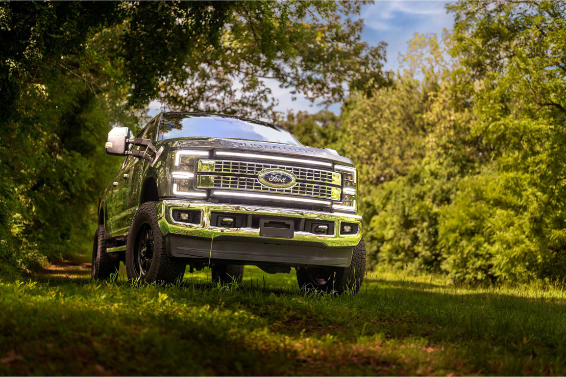 Morimoto XBG WHITE DRL / CHROME GRILLE FORD SUPER DUTY (17-19) - Image 3