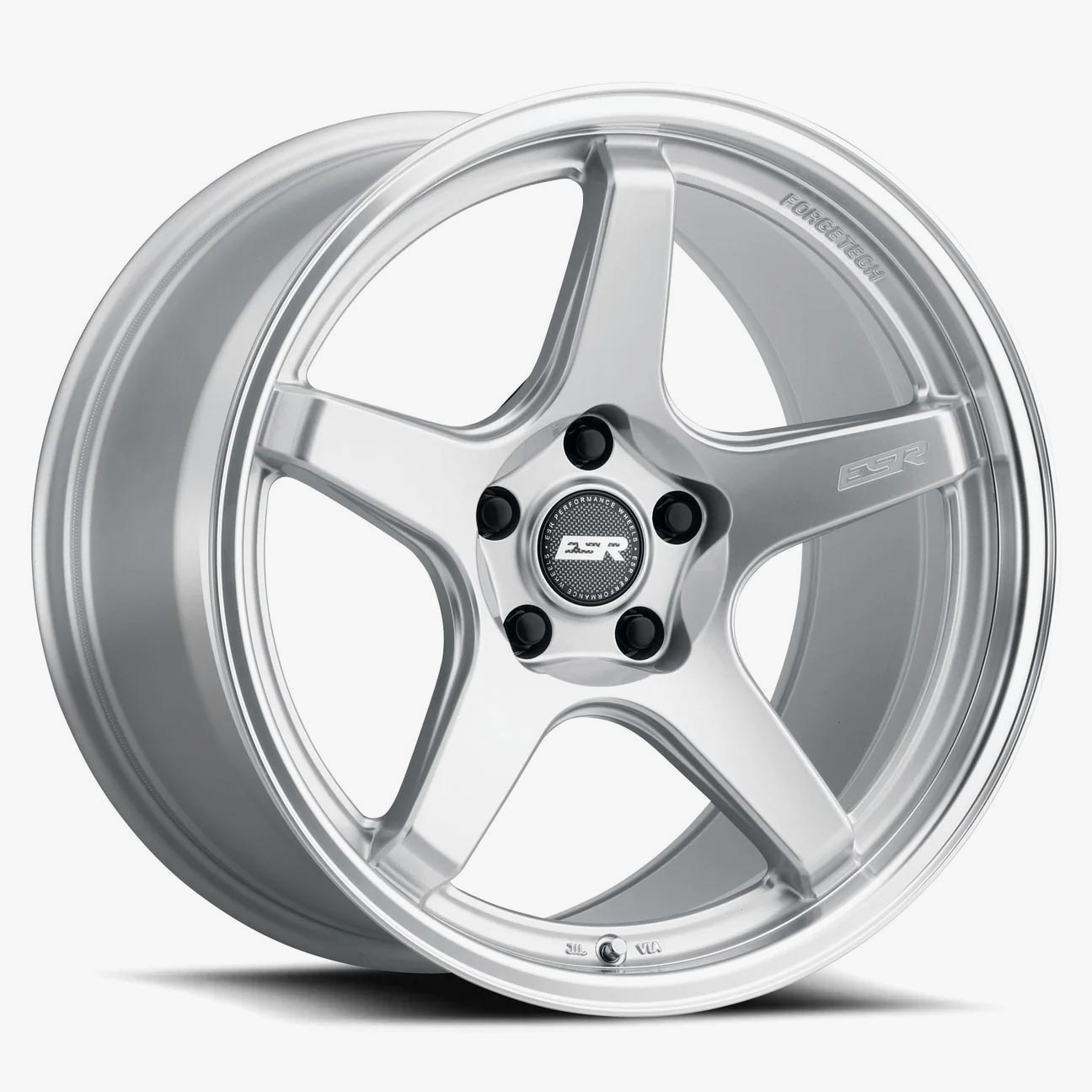 19X9.5 5X112 +35 66.6 HYPER SILVER MACHINE LIP APX5C 99551235 APX5CHS-ML