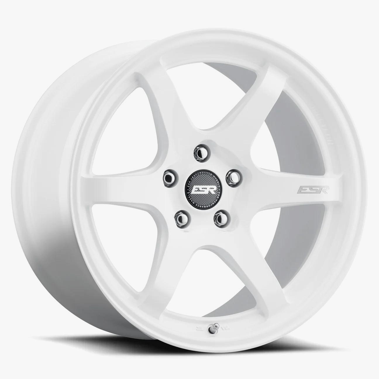 18X10.5 5X100 (CUSTOM DRILL) +22 72.56 GLOSS WHITE APX6 80551422 APX6WHT 5X100