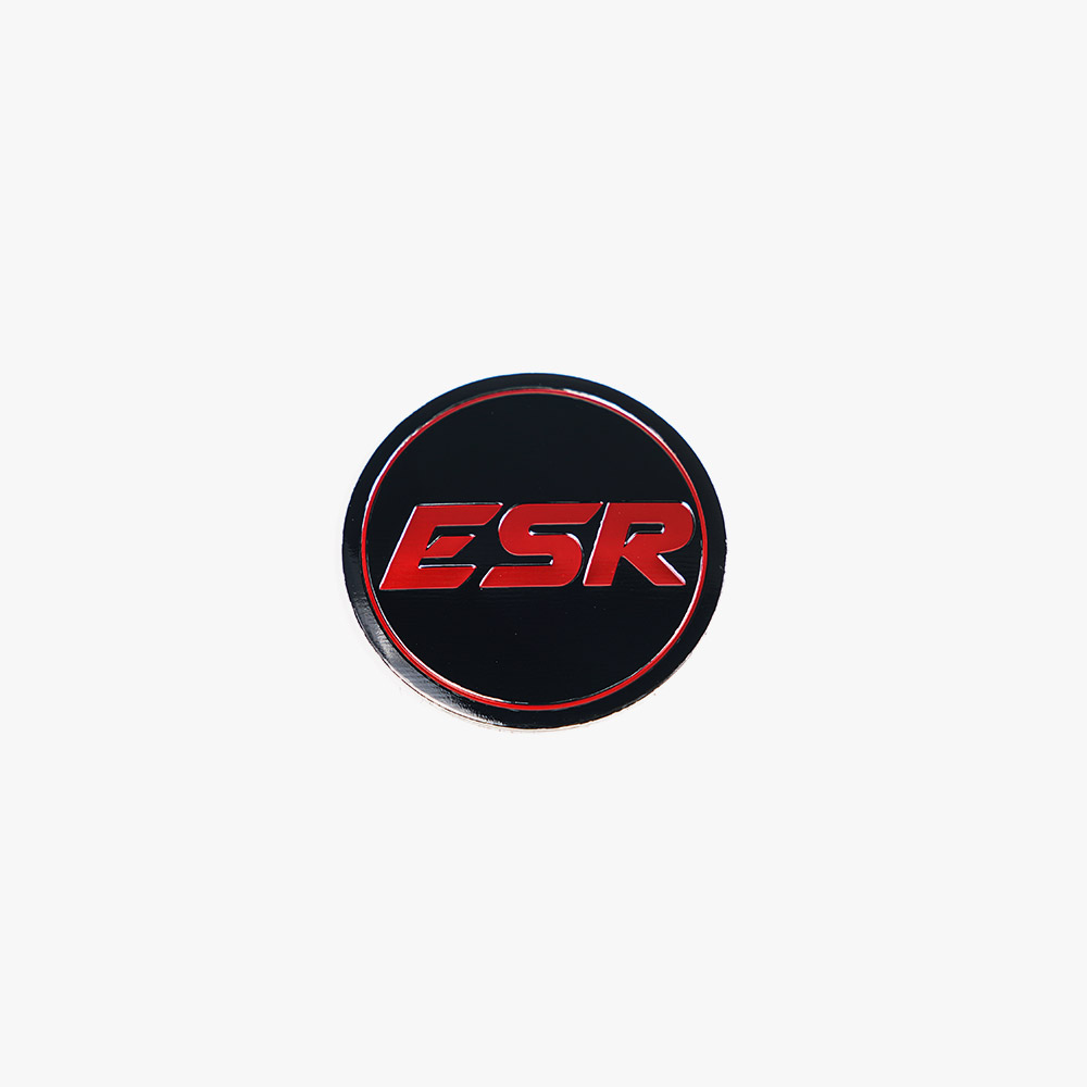 SR08 LOGO BLACK WITH RED ESR BLACK CAP