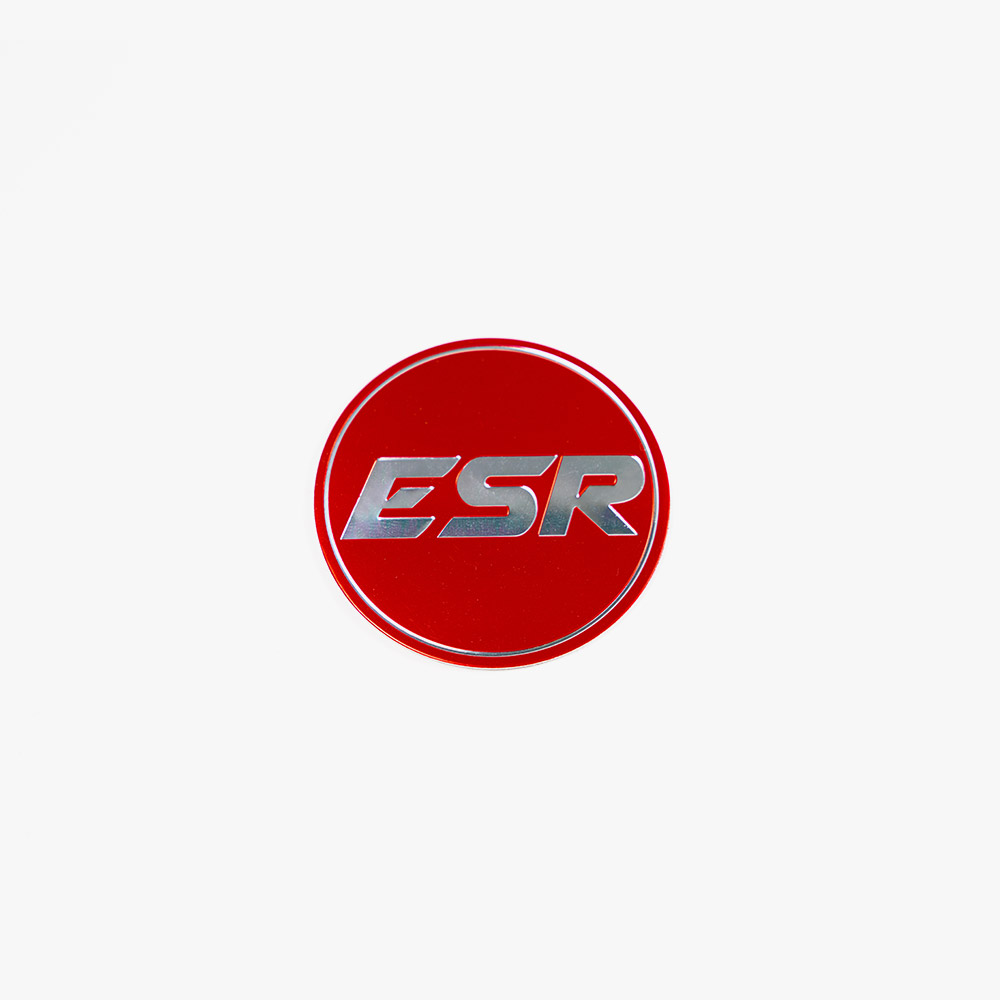 SR08 LOGO RED WITH SILVER ESR SILVER CAP