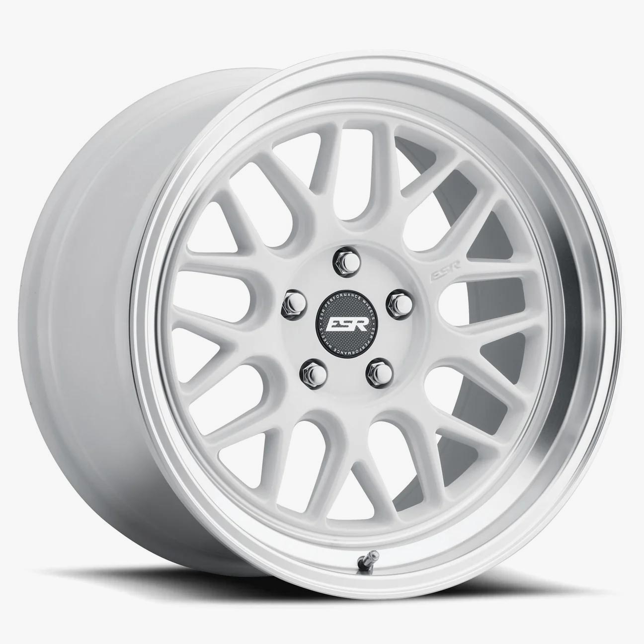 18X9.5 5X100 +35 72.56 GLOSS WHITE MACHINE LIP CR01 89550035 CR01WHT-ML