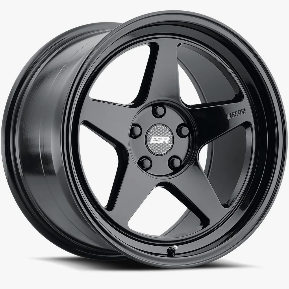 18X9.5 5X100 +35 72.56 GLOSS BLACK CR5 89550035 CR5GBLK