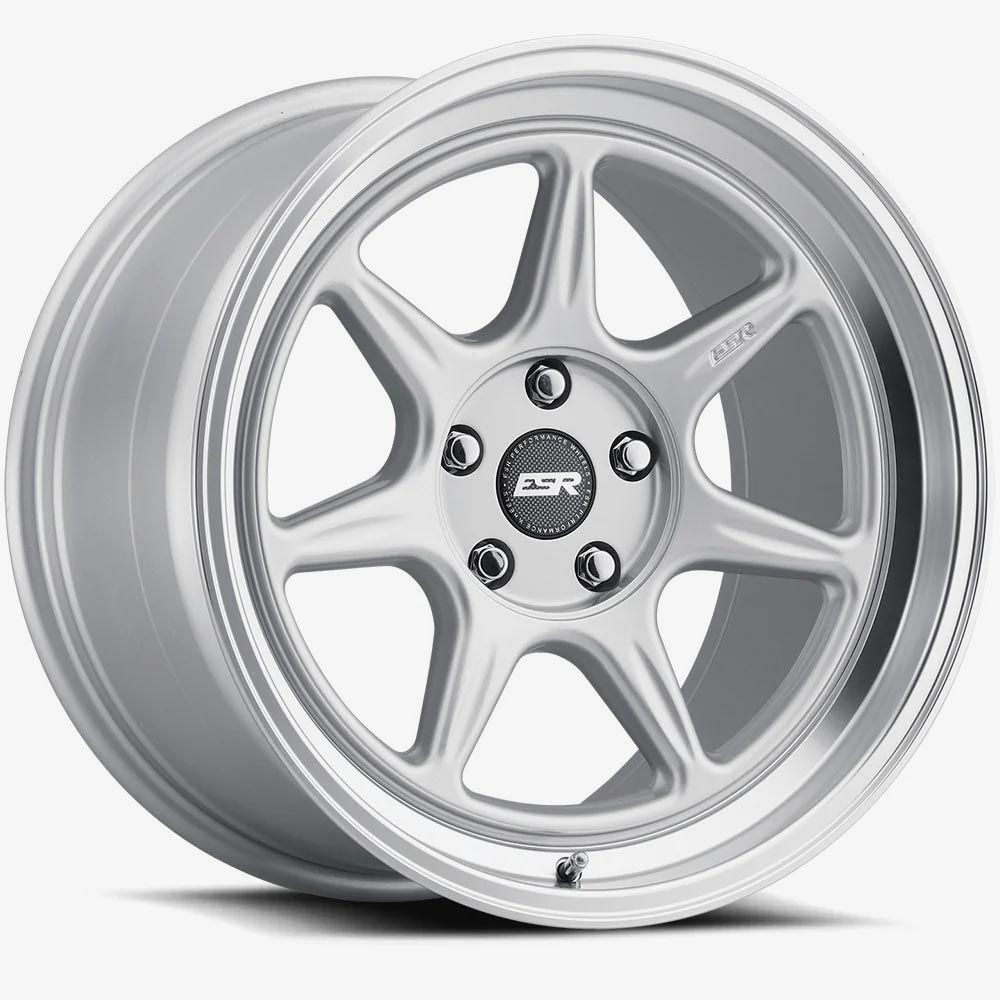 18X9.5 5X100 +35 72.56 SILVER MACHINE LIP CR7 89550035 CR7HS-ML