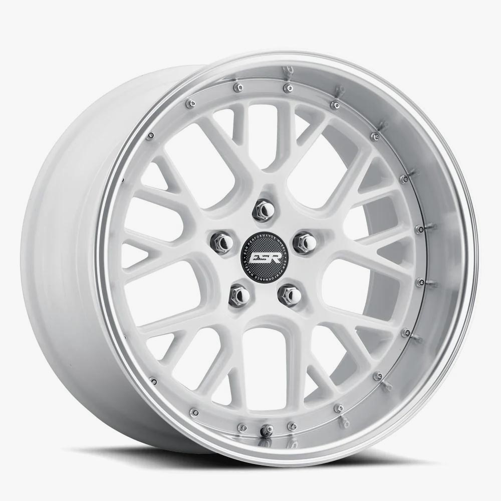 18X8.5 5X100 +30 72.56 GLOSS WHITE MACHINE LIP CS11 88550030 CS11WHT-ML