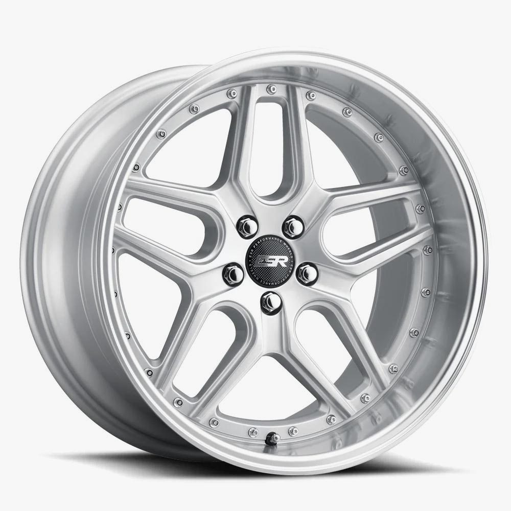 19X9.5 5X112 +35 72.56 HYPER SILVER MACHINE LIP CS15 99551235 CS15HS-ML