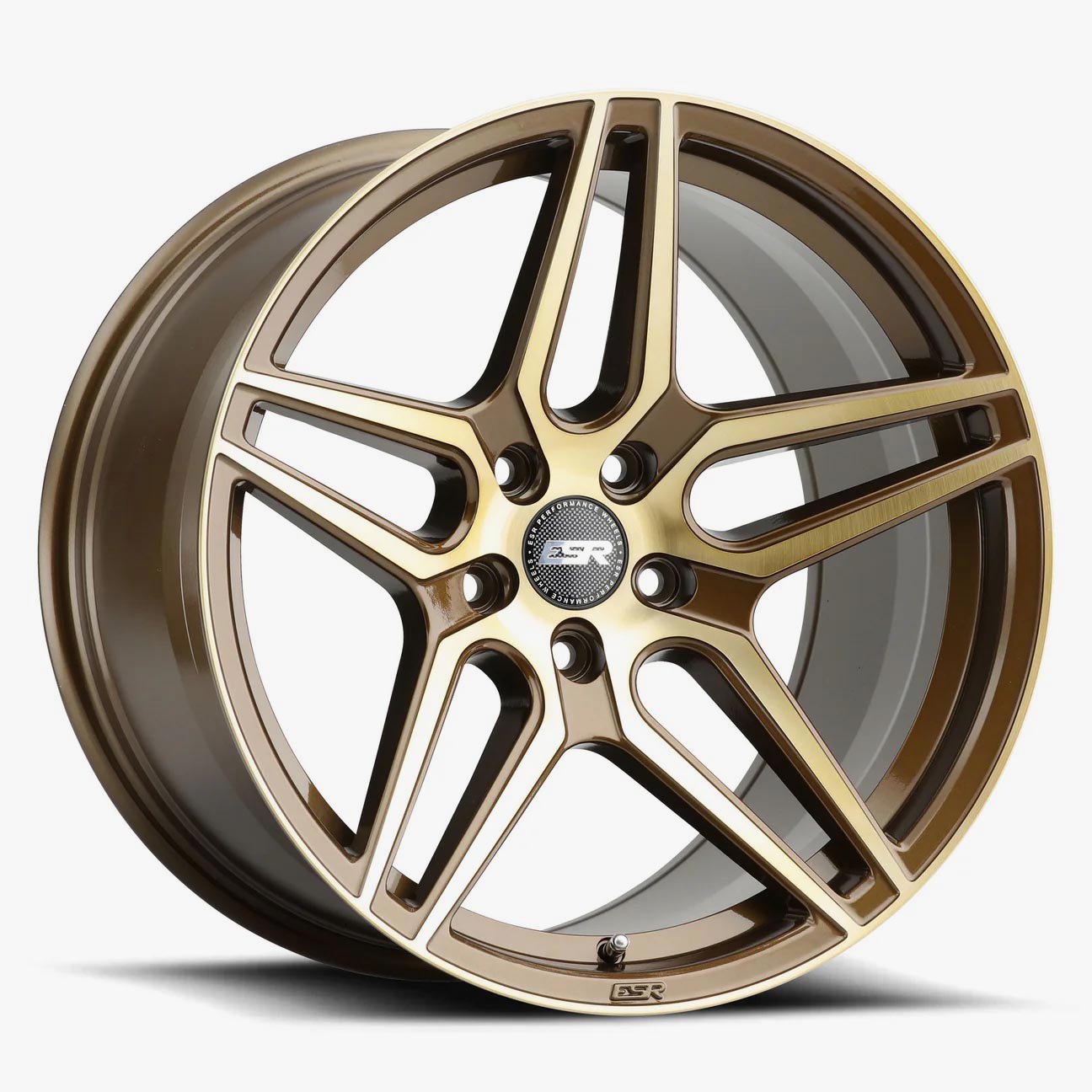 18X9.5 5X100 +22 72.56 GLOSS BRUSHED BRONZE RF15 89550022 RF15BCB
