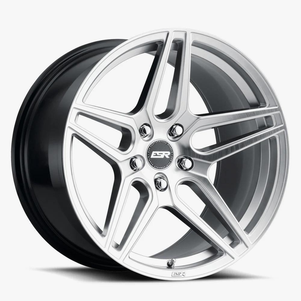 18X9.5 5X112 +35 72.56 BRUSHED HYPER SILVER RF15 89551235 RF15BHS