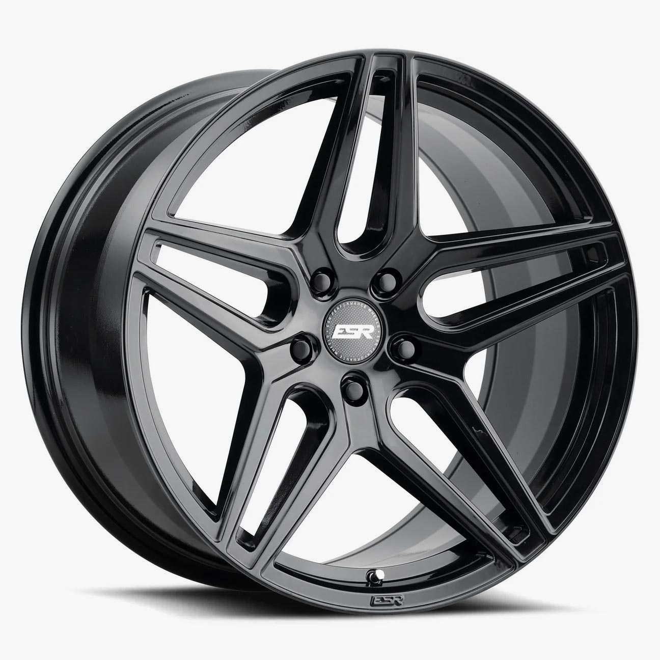 19X8.5 5X115 (CUSTOM DRILL) +30 72.56 GLOSS BLACK RF15 98551430 RF15GBLK 5X115