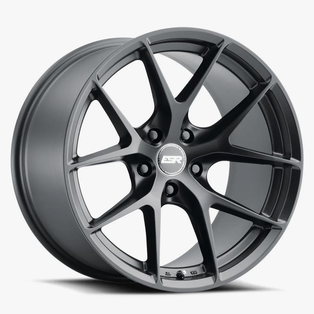 19X8.5 5X112 (CUSTOM DRILL) +30 72.56 MATTE BLACK RF2 98551430 RF2MBLK 5X112