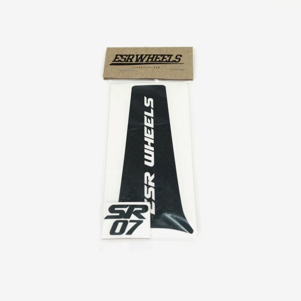 MATTE BLACK SR07 SPOKE DECALS