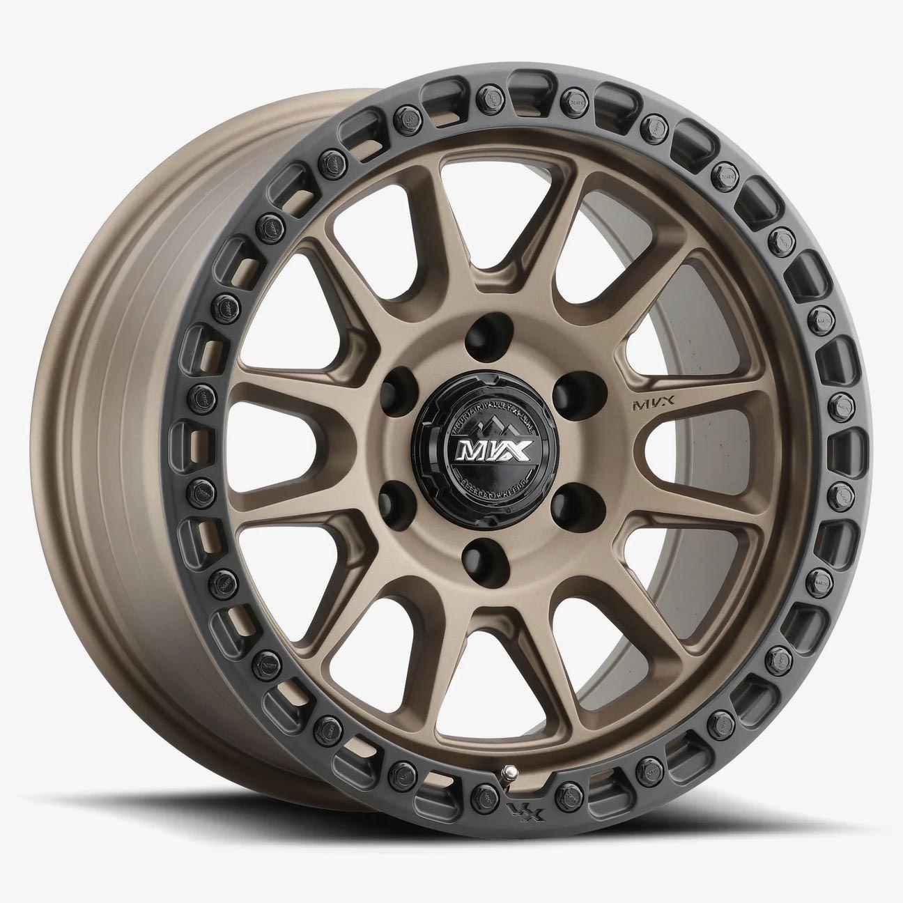 18X9 5X127 +0 71.5 MATTE BRONZE BLACK LIP VX12 89052700 VX12MBRNZ