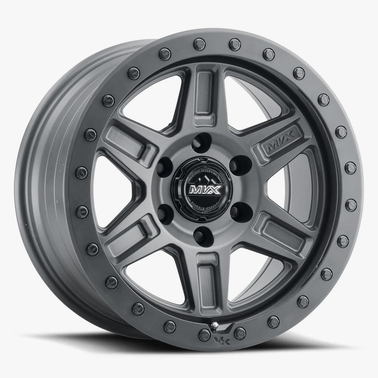 18X9 5X127 +0 71.5 MATTE GRAPHITE BLACK LIP VX61 89052700 VX61MGR