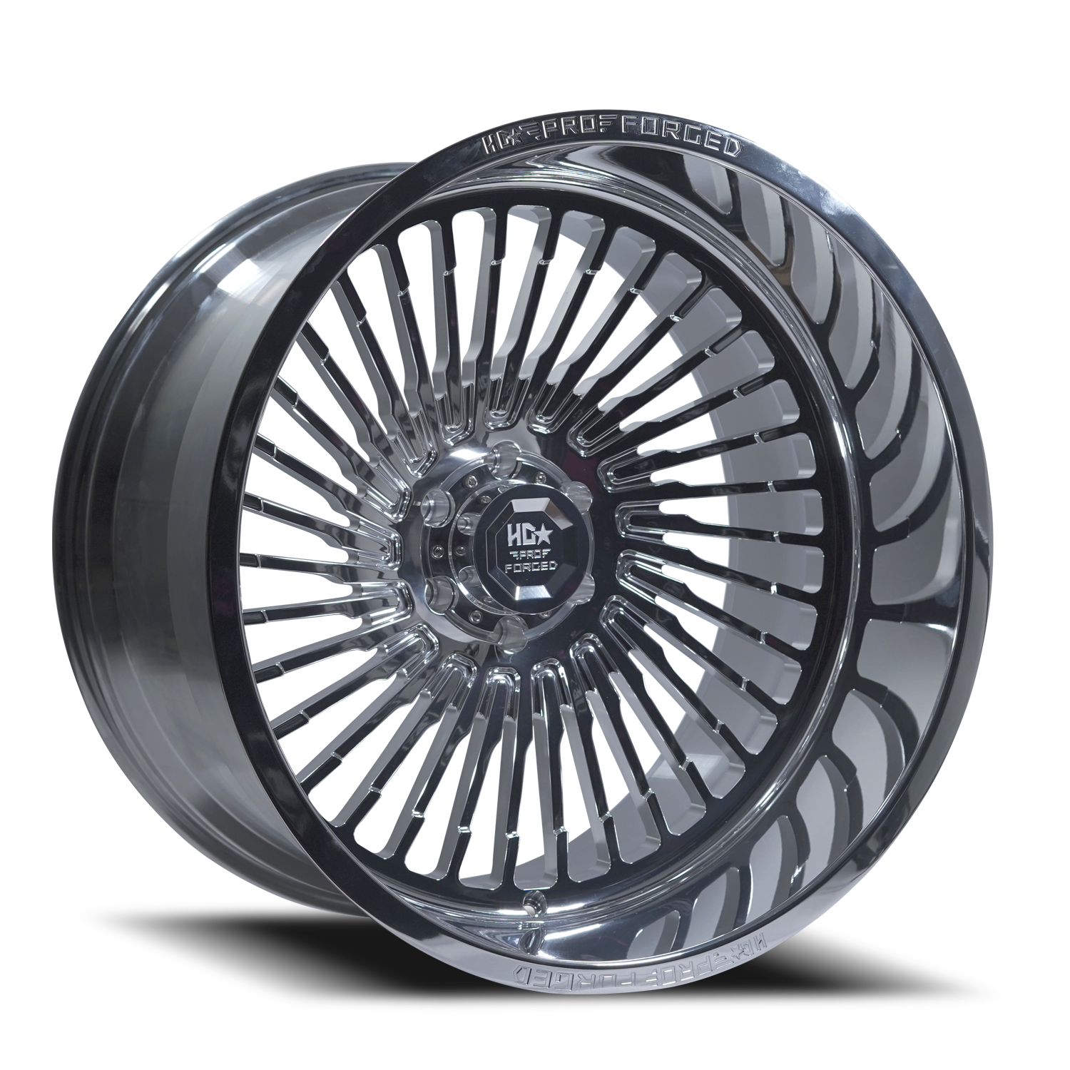 FORGED HDPRO-12 DRACO (Directional) 24X14 6X139.7 -76 106.1 High Polished (RIGHT)