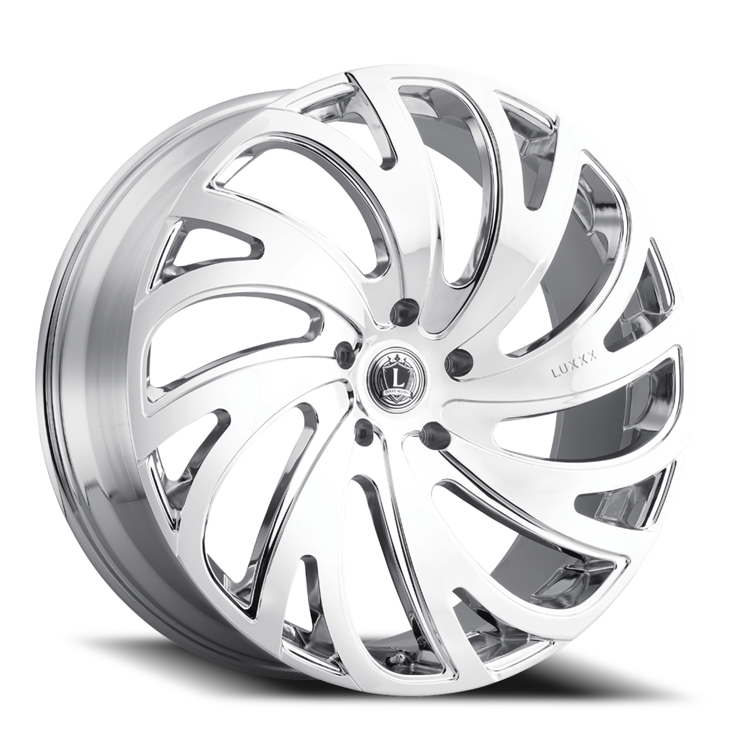 LUX23 22X9.5 5X115 +18 73.1 Chrome