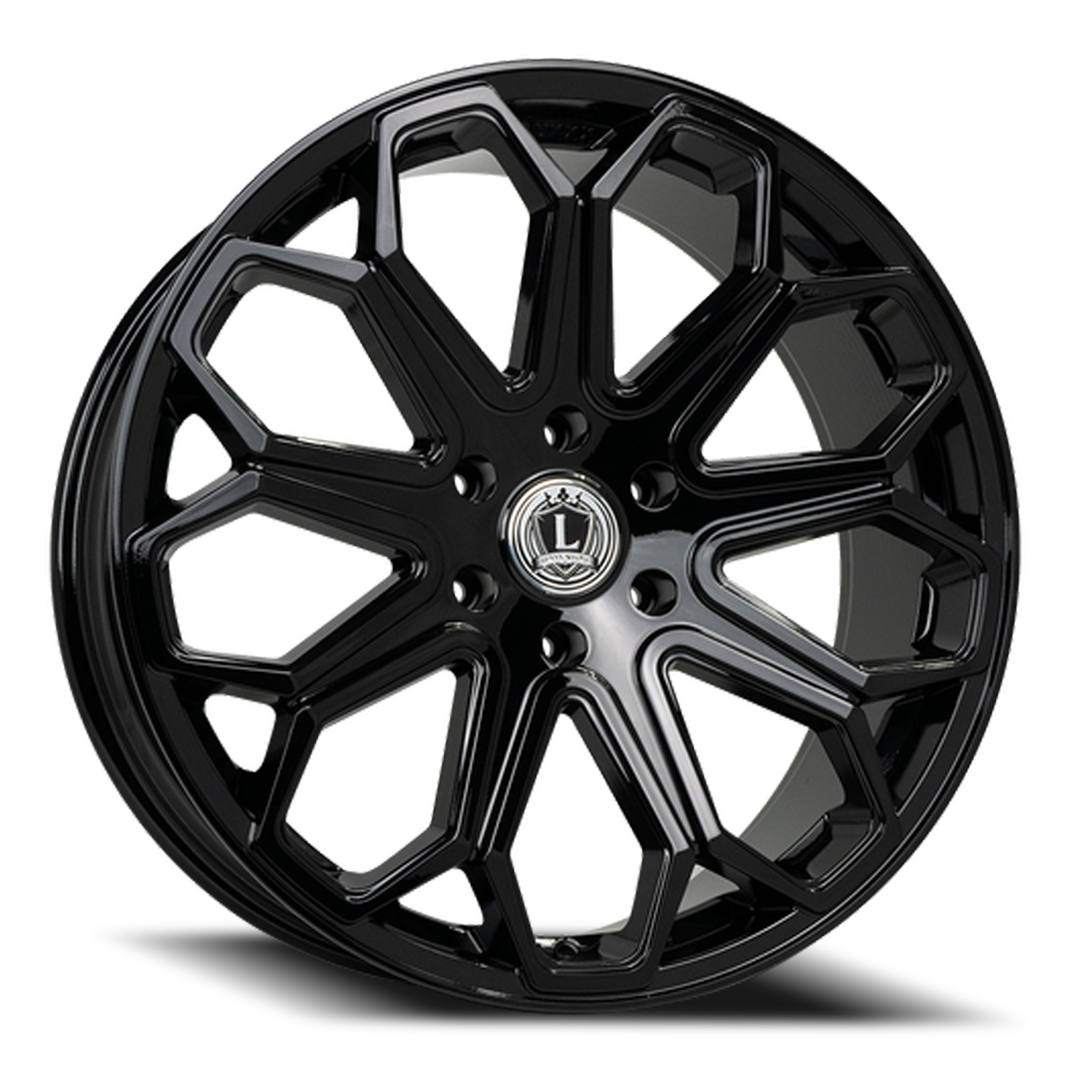 LUX29 22X9 5X114.3 +31 73.1 Gloss Black