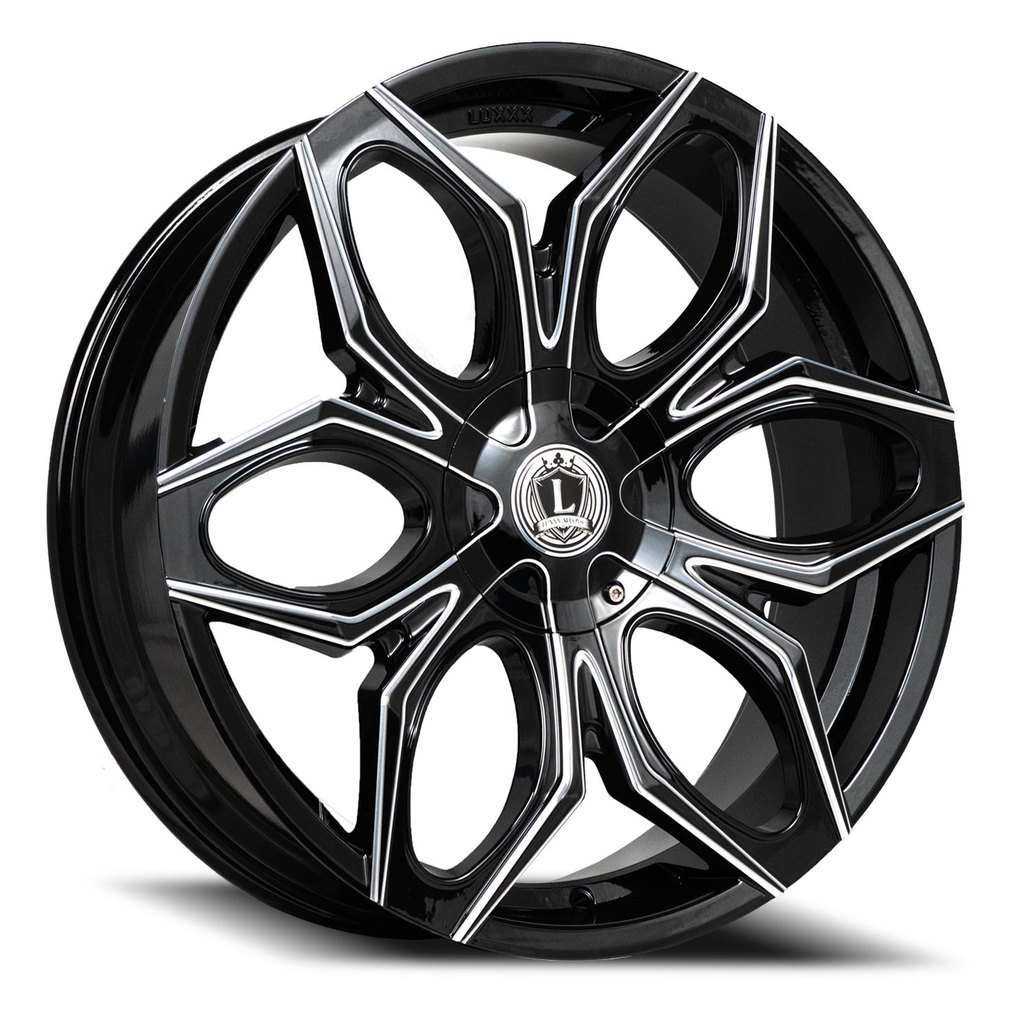 LUX33 20X8.5 5114.3/112 +31 73.1 Gloss Black Milled