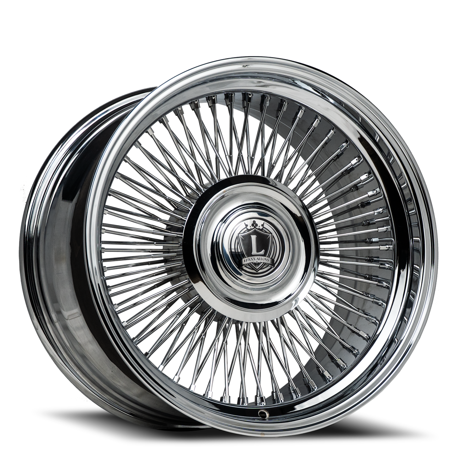 LUX37 WIRE WHEEL 24X9 5120 +0 73.1 Chrome