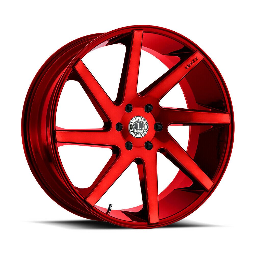 LUX8 24X10 6X139.7 +30 78.1 Gloss Red