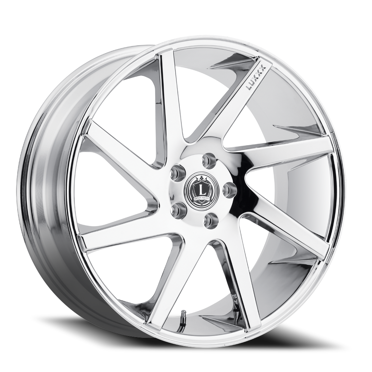 LUX8 22X9.5 5X115 +15 74.1 Chrome