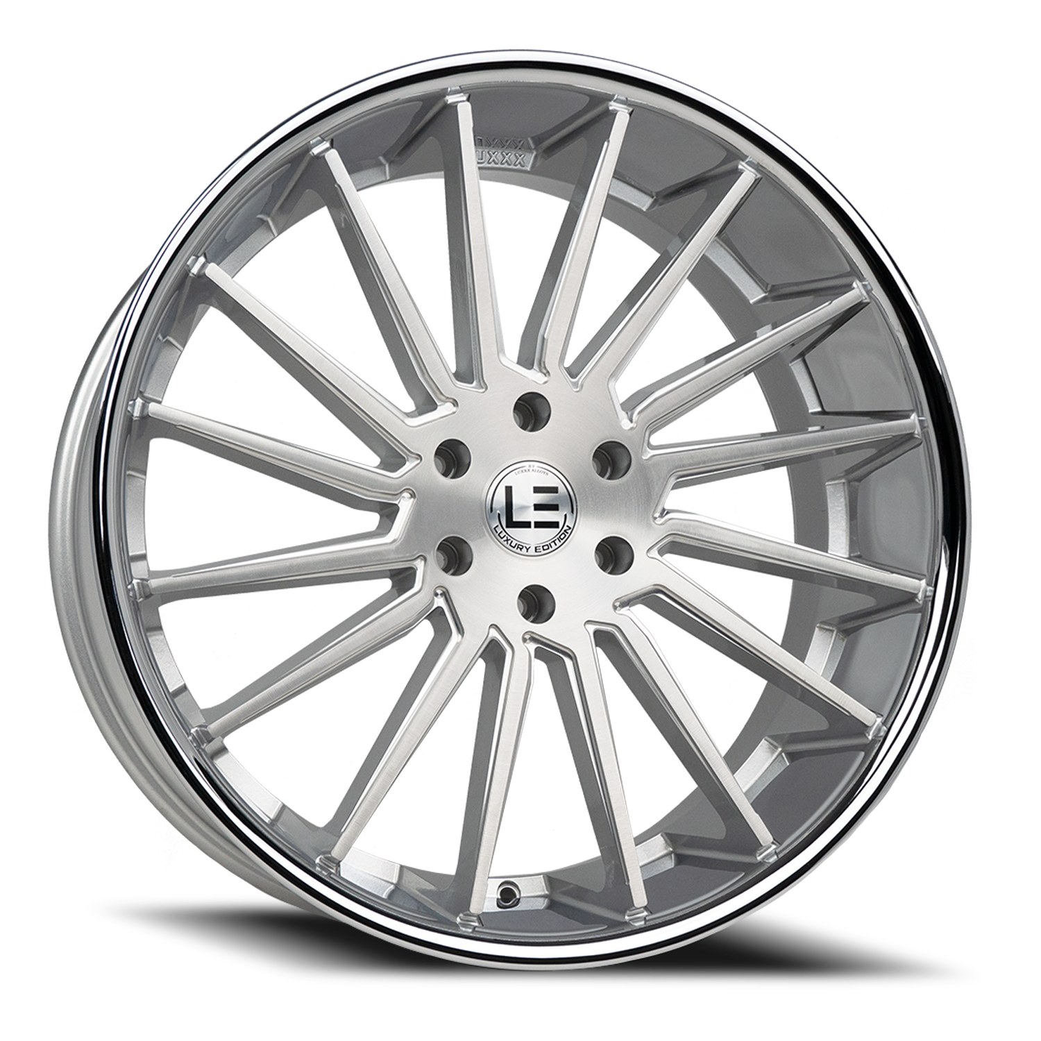 LUXLE9 SSL 26X10 5X139.7 +20 78.1 Brushed Face Milled Stainless Steel Lip