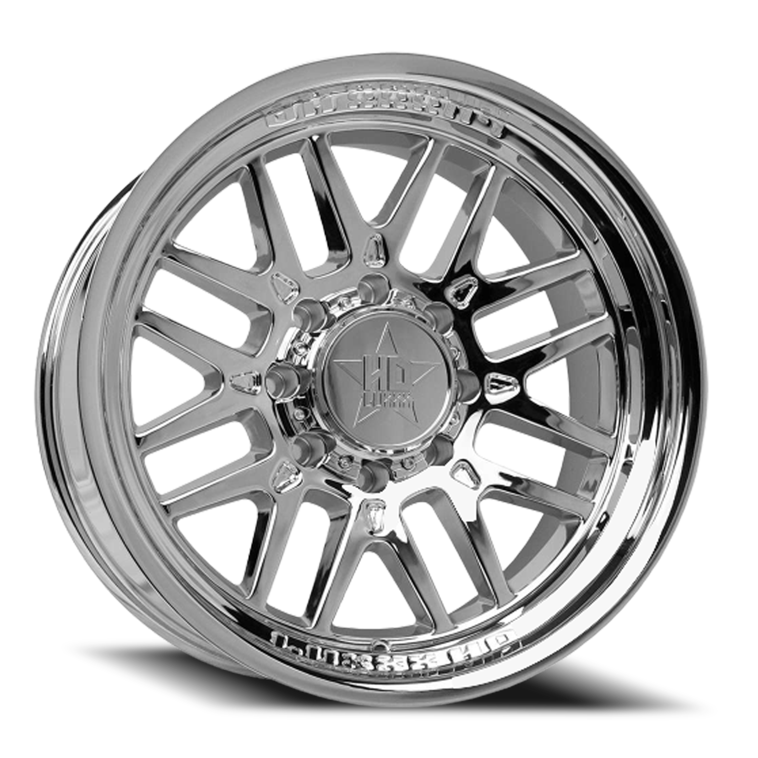 LHD20 20X10 8X180 -18 125/124.3 Chrome