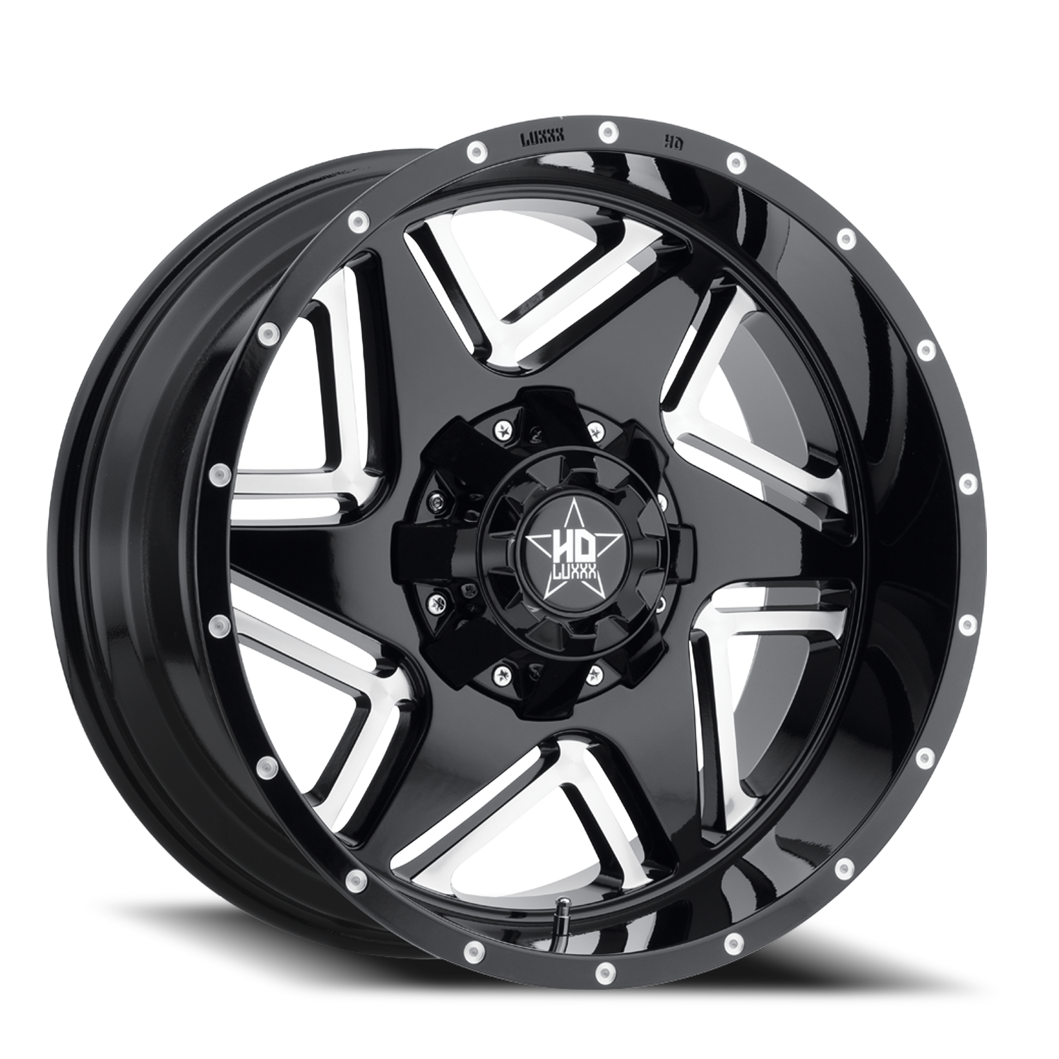 LHD2 20X10 5127/139.7 -18 78.1 Gloss Black Milled