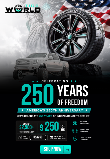 Tire world banner mobile