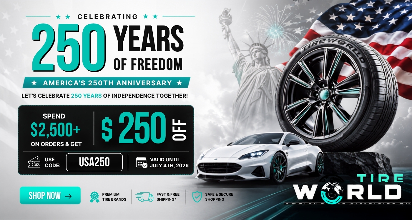 Tire world banner